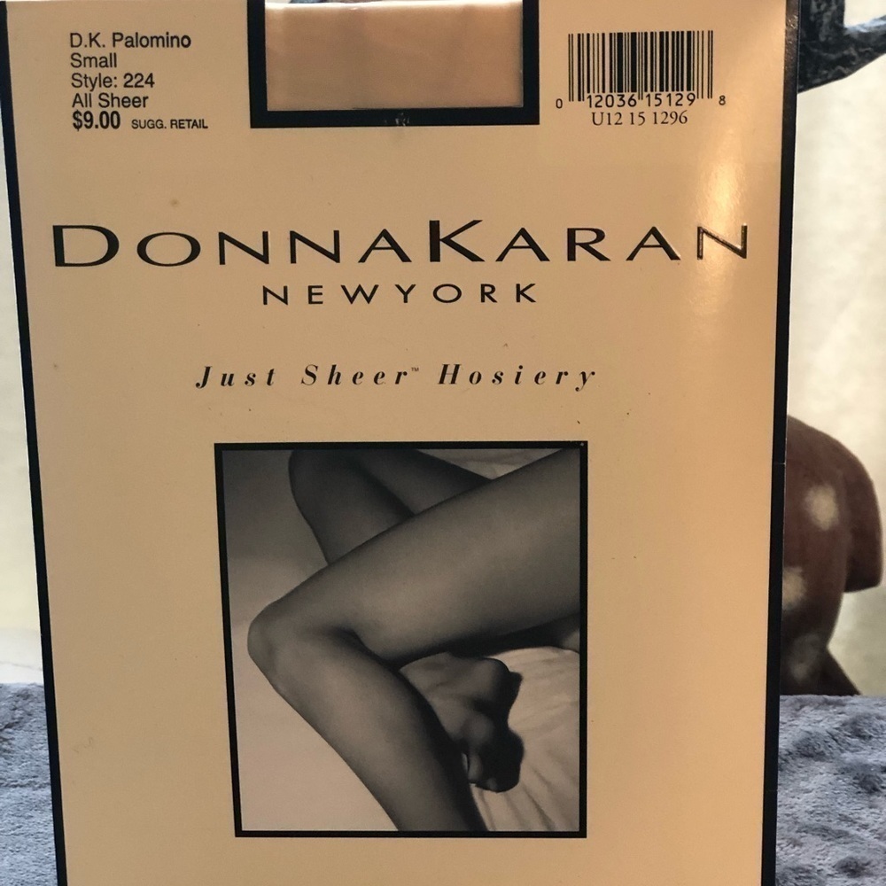 Donna Karan New York Just Sheer Hosiery D.K Palomino Style 224 Vintage NIB Small